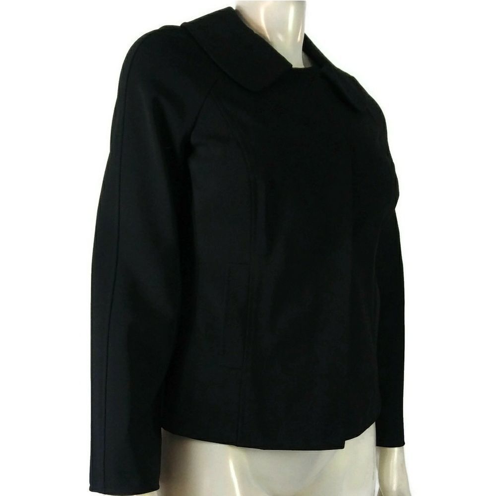 LAFAYETTE 148 Women’s Medium Black Snap Button Blazer Jacket